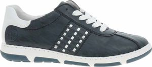 Rieker Damen Schnürschuhe 30286-36, 30286-37, 30286-38, 30286-39, 30286-40, 30286-41, 30286-42, 30286-43 RIE-42408 pazifik/silver/weiss 40 [Schuhe Frau]