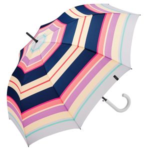 ESPRIT Stockschirm Automatik Regenschirm Damen Streifen