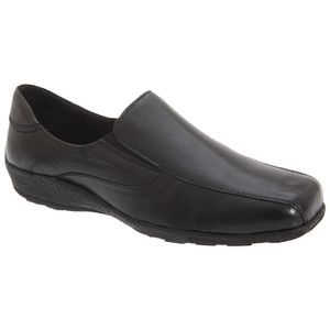 Mod Comfys dámske mokasíny / topánky / slip-on topánky, kožené DF158 (43 EU) (čierne)