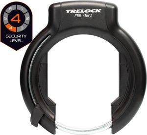 Trelock Rahmenschloss RS 481 XXL AZ P-O-C, abziehb. Schlüssel, schwarz