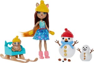Enchantimals Snowman Face-Off, Lalka modowa, Damski, 4 lat(a), Dziewczyna, Wielobarwny