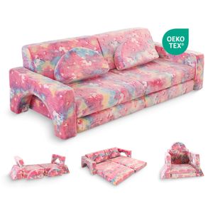 Spielcouch-Sofa für Kinder – 10-teiliges Set für Schlaf- und Spielbereich