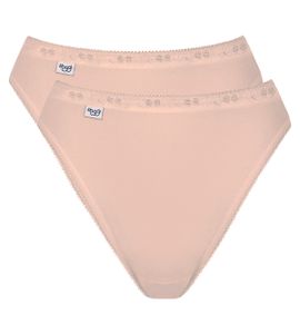 Sloggi Basic+ Tai Dámské kalhotky 2-Pack Premium Comfort, německé velikosti:38, Sloggi Barvy:Skin 0026