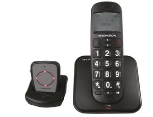 Thomson CONECTO300BLK, DECT-Telefon, 150 Eintragungen, Schwarz