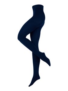 NUR DIE Fein-strumpfhose girls strumpfhose stockings Wohlig-Warm 100 DEN dunkelblau 40-44