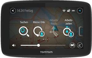 TomTom PRO 7350 Tragbares Navigationssystem, 12,7 cm (5 Zoll) Display, Touchscreen, Spurassistent, Realansicht, Mechaless, WLAN