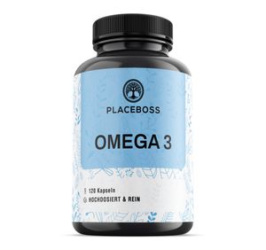 Omega 3 Kapseln EPA DHA Fettsäuren Pulverkapseln Bessere Verträglichkeit 500mg pro Kapsel 120 Stück