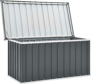 vidaXL Gartenbox Grau 129 x 67 x 65 cm vidaXL Gartenbox Grau 129 x 67 x 65 cm