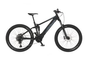 FISCHER E-Bike Pedelec MTB Montis 6.0i Fully, Rahmenhöhe 44 cm, 27,5 Zoll, Akku 504 Wh, Mittelmotor, Kettenschaltung, LCD Display, schwarz