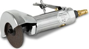 EBERTH Winkelschleifer Trennschleifer Druckluft, 6 bar Arbeitsdruck, 1/4 Zoll Anschluss, 20000 U/min, Trennscheibe Ø 75mm, für Stahl, Edelstahl