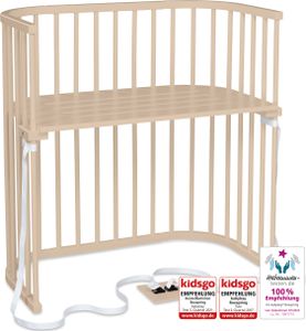 babybay Beistellbett Boxspring - Beige lackiert OneSize
