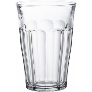 6 x Wasserglas, Longdrinkglas, Hartglas, transparent, 36 cl, Ø 8.7 cm, Höhe: 12.3 cm