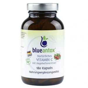 Blueantox®- Vitamin C Nahrungsergänzungsmittel Natürliches Vitamin C mit Hagebuttenextrakt