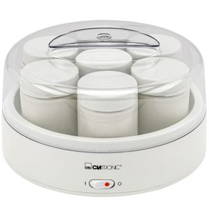 Clatronic Joghurtbereiter | Joghurt selber machen | inkl. 7 Gläser | einfache Zubereitung | Joghurt Maker für bis zu 1,1L Joghurt | JM 3344 Clatronic Joghurtbereiter | Joghurt selber machen | inkl. 7 Gläser | einfache Zubereitung | Joghurt Maker für bis zu 1,1L Joghurt | JM 3344