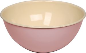 Riess Emaille Obst & Salatschüssel 4 l Ø 26 cm rosa pastell