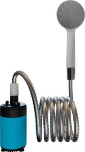 Přenosná sprcha Camping Outdoor Shower Ruční elektrická sprcha Ovládaná bateriemi Kompaktní ruční dobíjecí kempinková sprchová hlava