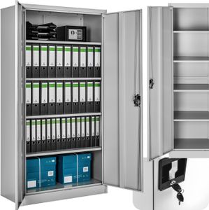Aktenschrank Blain abschließbar 180 x 80 x 40 cm Aktenschrank Blain abschließbar 180 x 80 x 40 cm