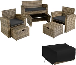 Rattan Sitzgruppe Modena für 4 bis 6 Personen Rattan Sitzgruppe Modena für 4 bis 6 Personen