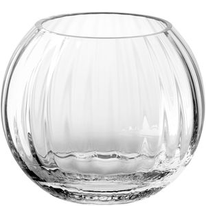 Leonardo Poesia Kugelvase, runde Fischglas-Förmiges Teelicht aus Glas, klares Dekoglas, 13 x 15 x 15 cm, 860 g, 1,4 l, 038938