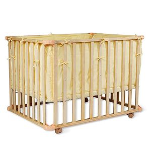 dibea Babybett, Gitterbett, Laufstall, mobiles Kinderbett, Farbe gelb dibea Babybett, Gitterbett, Laufstall, mobiles Kinderbett, Farbe gelb