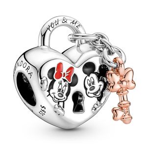 Pandora Disney Micky Maus & Minnie Maus Vorhängeschloss Charm 780109C01