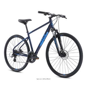 Fuji Traverse 1.5 Crossbike Herren und Damen ab 150 cm Fahrrad 28 Zoll Crossrad 16 Gang Cross Rad Shimano, Farbe:blue, Rahmengröße:58 cm