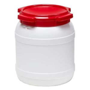 Egalis Trockentonne Weithalstonne rund Kanu Behälter Trockenbehälter wassersport Packsäcke Volumen:15 Liter