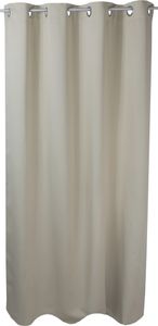 Verdunkelungsvorhang Ösen 140 x 245 cm Beige Sand Vorhang blickdicht Gardine abdunkelnd wärmeisolierend