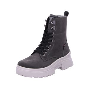Rieker damskie sznurowane buty za kostkę z TEX Revolution Grey, Kolor:szary, Rozmiar EU:39