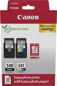 Inkoustová kazeta PG-540/CL-541 + cenově výhodné balení fotografického papíru