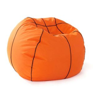 Lumaland Luxury Basketball Sitzsack - Hochwertiges Sitzkissen aus der Comfortline - groß