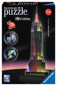 Ravensburger 3D puzzle osvetlené Empire State Building Night Edition 216 dielikov