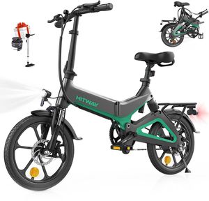 Elektrofahrrad Klapprad Ebike Elektrofahrräder Klappräder Faltrad 250W elektrisches Fahrrad E-Bike mit 7,5 Ah Batterie, 16 Zoll, für Jugendliche und Erwachsene