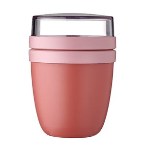 Mepal Lunchpot mini Ellipse Vivid mauve - Praktischer Müslibecher, Joghurtbecher, To Go Becher - Geeignet für Tiefkühler, Mikrowelle & Spülmachine - 300 ml