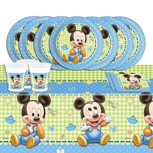 53- teiliges Party Set Disney Baby Mickey 16 Personen