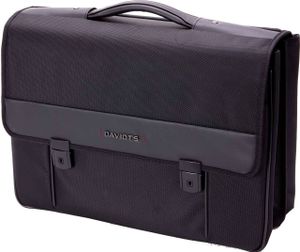 Große 17 Zoll Businesstasche Umhängetasche Aktentasche Schwarz 43 cm Bowatex