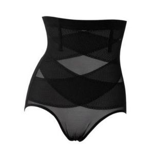 Tvarující body - CROSSHAPES Black L/XL - dámské body s kontrolou bříška