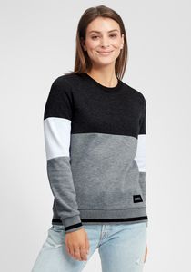 OXMO OXOmaya Damen Sweatshirt Pullover Sweater mit Rundhalsausschnitt