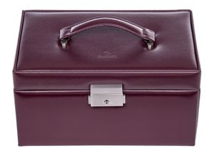 Sacher New Classic Jewellery Case Eva Bordeaux