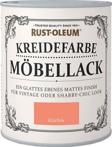 Rust-Oleum Kreidefarbe Möbellack versch. Farben Shabby Chic Look 750ml, Farbton:Kürbis