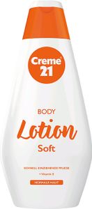 1x Creme 21 Body Lotion SOFT 400ml Vitamin E Feuchtigkeitspflege Körperpflege Bodylotion Creme21