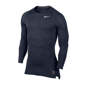 Nike Pro Cool Compression Long Sleeve Top, Größe:M, Farbe:Rot
