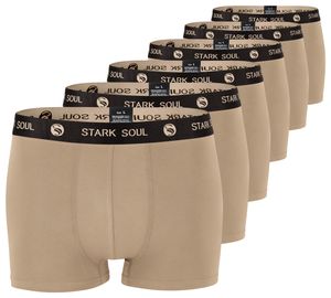 Stark Soul® Boxershorts 6'er Pack - Hipster Shorts – Safari - Gr: XL