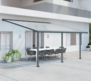 Terrassenüberdachung Palram – Canopia Olympia 3x5.4 546 x 295 cm grau