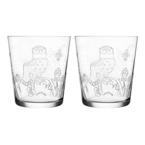 Iittala Taika Trinkglas, 2er Set, Wasserglas, Saftglas, Glas, Klar, 380 ml, 1009137