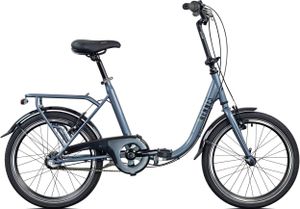 Legnano Falträder Rennes vouwfiets 20 Zoll 40 cm Unisex 3G Felgenbremse Dunkelgrau