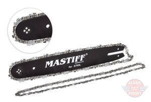 Schwert für Kettensäge Stihl +2 Stück Sägekette 35cm Kette 3/8"1,3mm(35STIHL-50)
