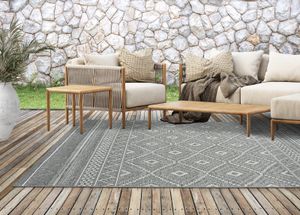 the carpet Calgary In- & Outdoor Teppich Flachgewebe, Modernes Design, Trendige Farben, Superflach, UV- und Witterungsbeständig