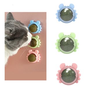 3 ks přírodní kočičí kuličky pro kočky, rotující zuby, čistící zubní hračka pro kočky, hračka s kočičí šňůrou (ve tvaru kraba)