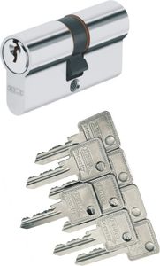 Abus C73 C73N Doppelzylinder (a/b) 35/35mm mit 8 Schlüssel, mit Not- und Gefahrenfunktion